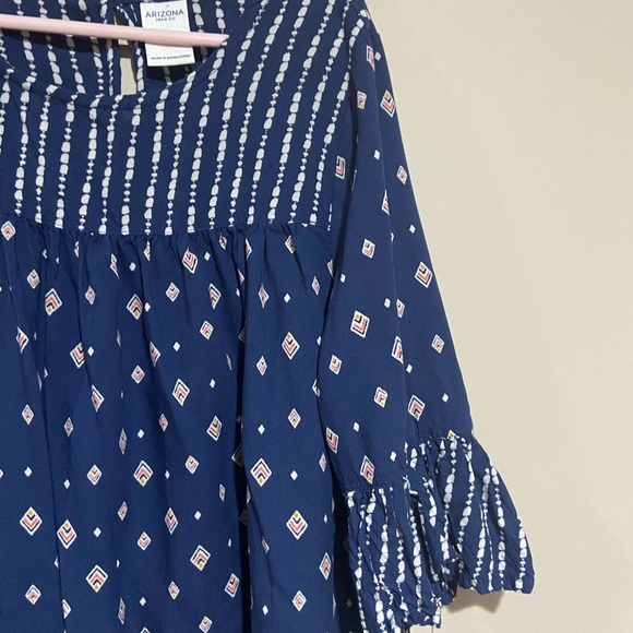 Girls Size 12 Blue and White Dress - Picture 2 of 3